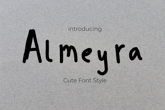 Almeyra: A Bold Handwritten Font for Editorial Charm
