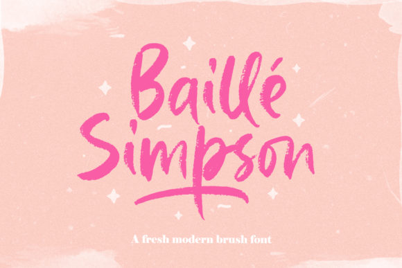 Baille Simpson: A Stylish Script Font for Web Design