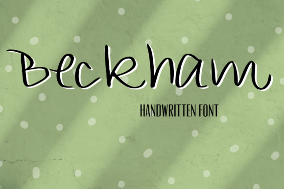 Beckham: A Versatile Handwritten Font for Engaging Campaigns