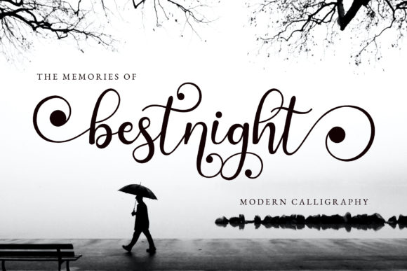 Bestnight: Elevate Your Brand with This Elegant Handwritten Font