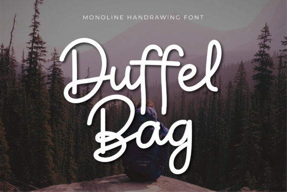 Discover Duffel Bag: A Versatile Handwritten Font for Crafters