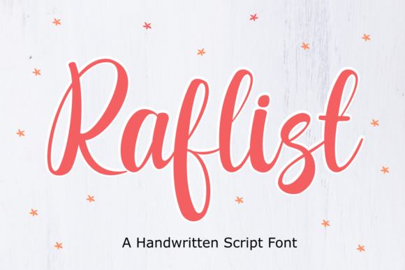 Discover Raflist: A Handwritten Font for Elegant Branding