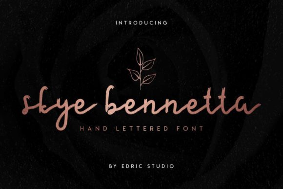 Discover Skye Bennetta: A Charming Handwritten Font
