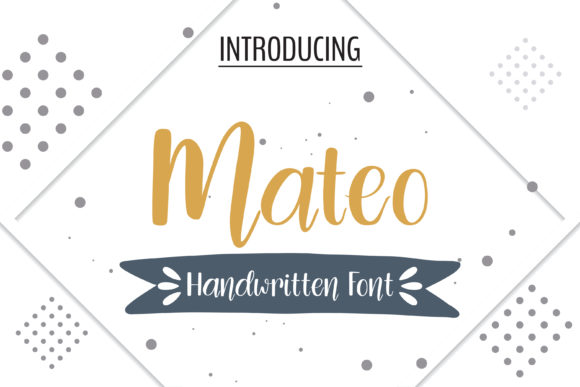 Discovering Mateo: A Handwritten Font for Editorial Elegance