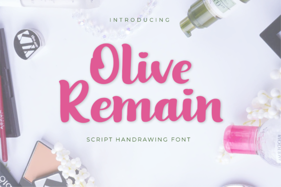 Enhance Your Brand with Olive Remain: A Versatile Handwritten Font