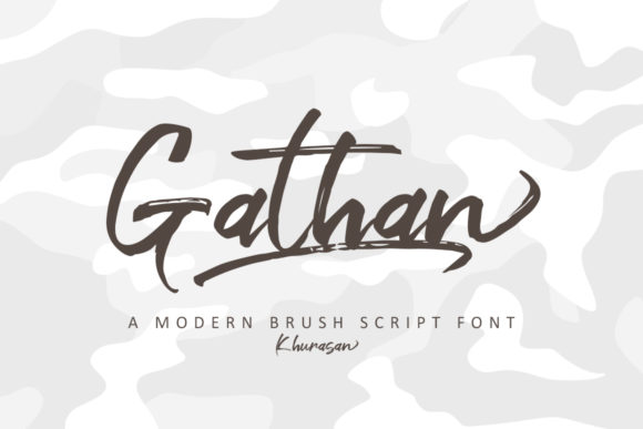 Enhance Your Campaigns with Gathan, the Elegant Script Font