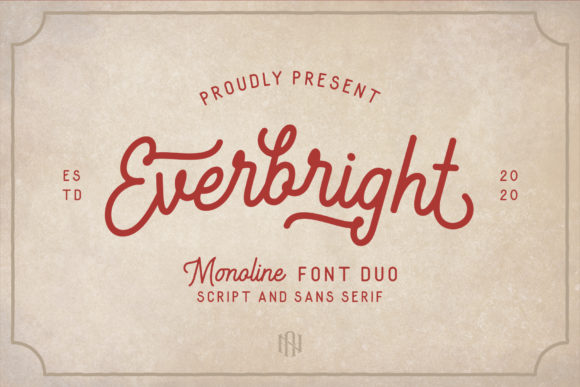 Everbright: A Script Font with Radiant Elegance