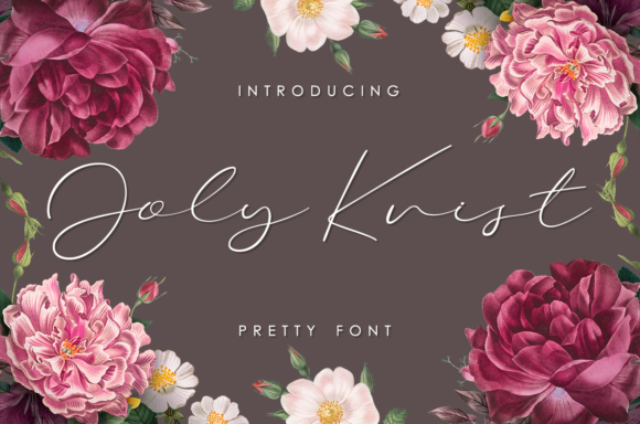 Joly Cvist: A Handwritten Font for Elegant Web Design