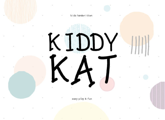 Kiddy Kat: A Charming Handwritten Font for Crafters