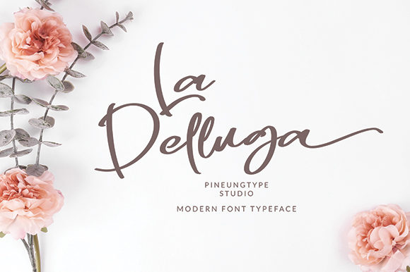 La Delluga: A Handwritten Font for Polished Branding