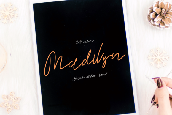 Madilyn: A Handwritten Font for Elegant Editorial Design