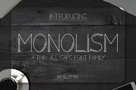 Monolism: A Minimalist Handwritten Font for Creative Branding