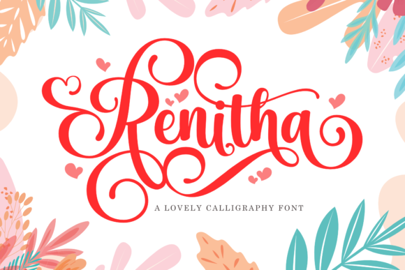 Renitha: A Handwritten Font for Elegant Web Design