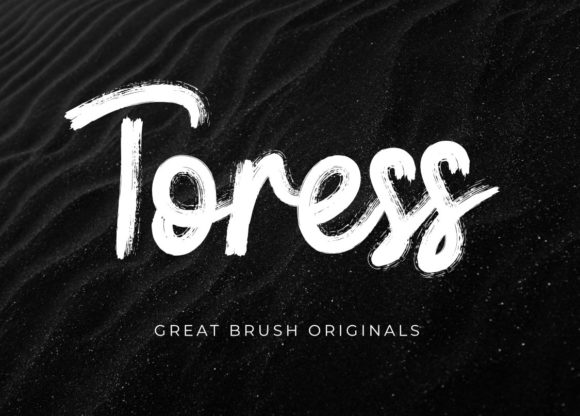 Toress: A Handwritten Font for Elegant Campaigns