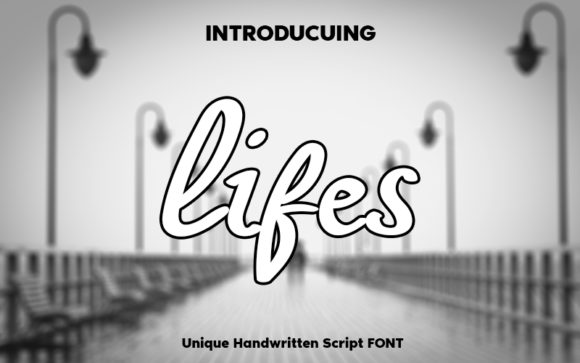 Transform Your Brand with Lifes: A Timeless Handwritten Font