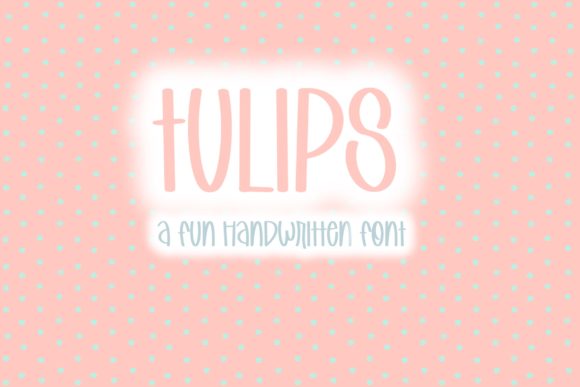 Tulips: A Charming Handwritten Font for Creative Makers