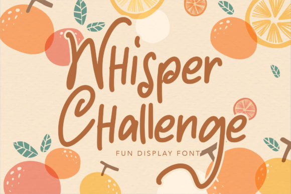 Whisper Challenge: A Font for Elegant Branding